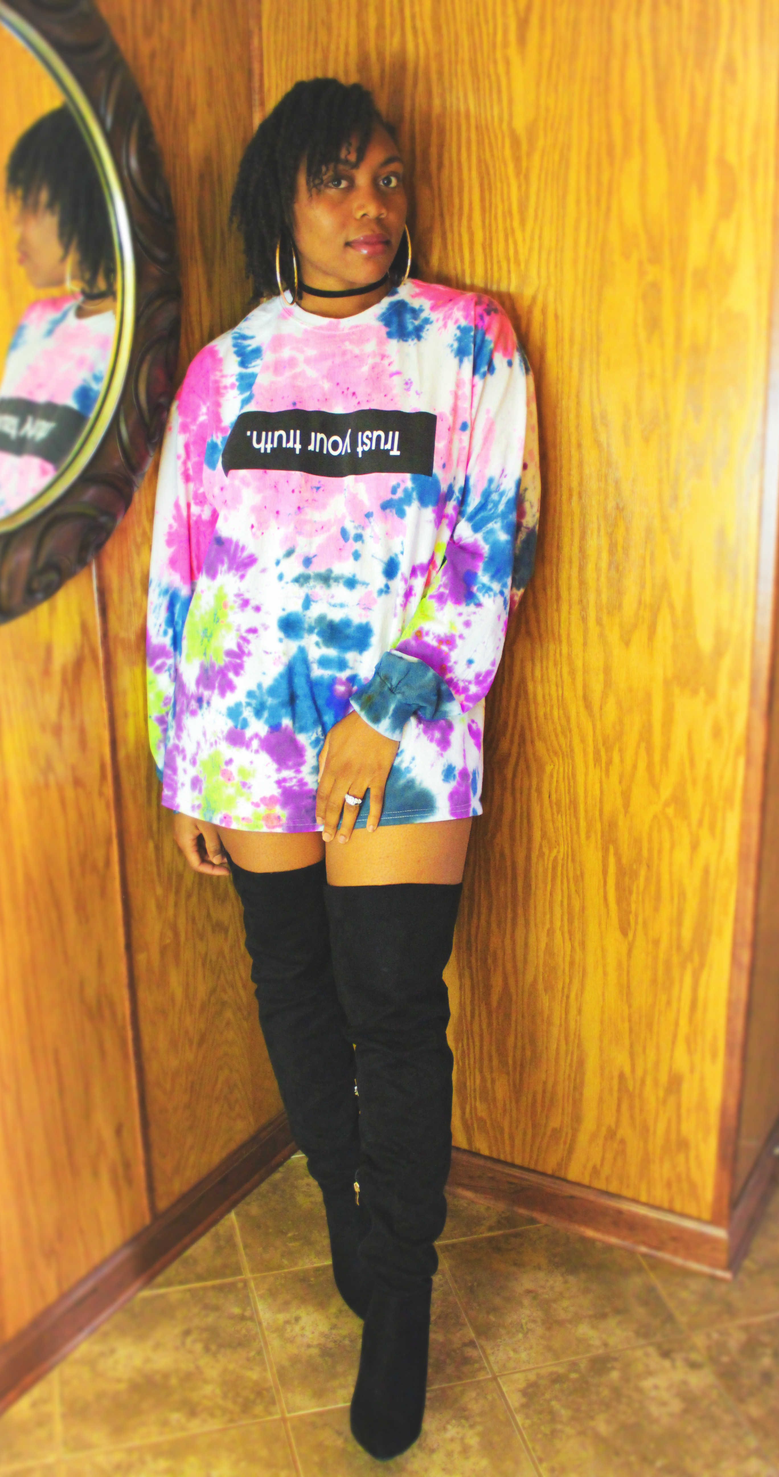 Trust Your Truth - Tie-Dye (short or long sleeve) - Image 3