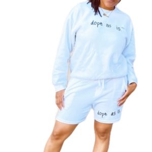 Dope as is. -Sweatshirt & Shorts Combo